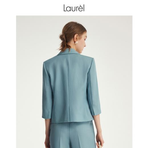 Laurel劳芮 冰石蓝直身西装LWL343T07900 商品图5