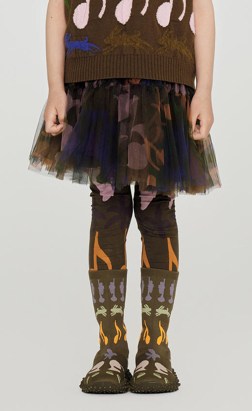 jnby  23年秋款  中腰网纱短款腰裙  1N8D11810 商品图9