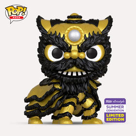 Funko POP! Asia China Traditions- Wu Shi（Black & Gold） 亚洲系列 黑金舞狮 夏日限定款 公仔手办摆件 73667