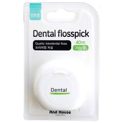 DentaPremium牙线细线薄荷香40m덴탈 프리미엄 치실 가는실 민트향 商品图0