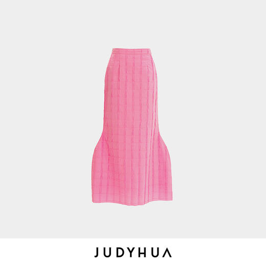JUDYHUA 弧形设计直筒半裙 商品图3