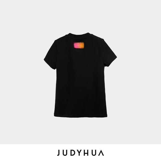 JUDYHUA 抽象几何修身Tee 商品图2