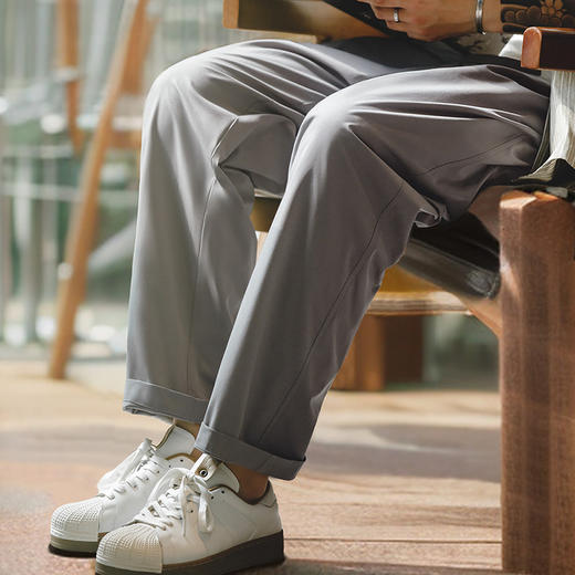 马登工装 美式复古Easypants休闲裤免烫直筒日系垂感抗皱长裤男秋 商品图4