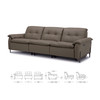 顾家家居整装 舒适 皮艺功能沙发 KZ.9015维纳G 商品缩略图4