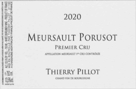 2020 Thierry & Paul Pillot, Meursault 1er Cru Poruzot【闪送】（65折）