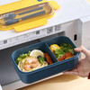 【日用百货】-INS塑料饭盒可微波炉便携午餐盒 商品缩略图3