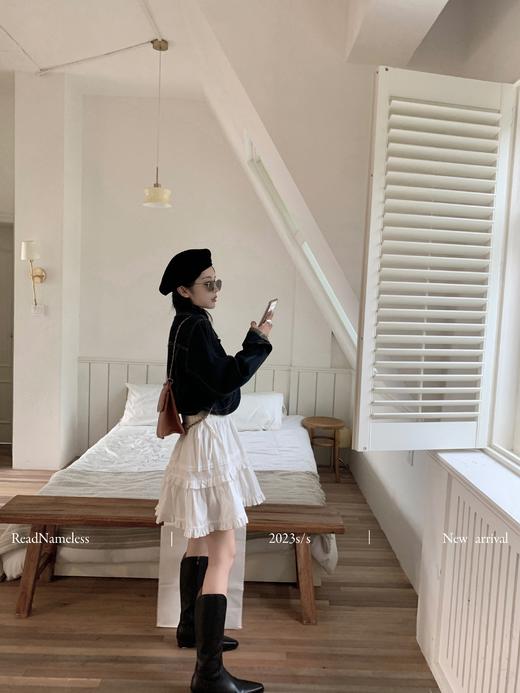 Read Nameless /骑士靴 进口全牛皮黑色 商品图8