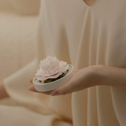 呈白	浮光芍药非遗瓷花香薰礼盒 商品图2