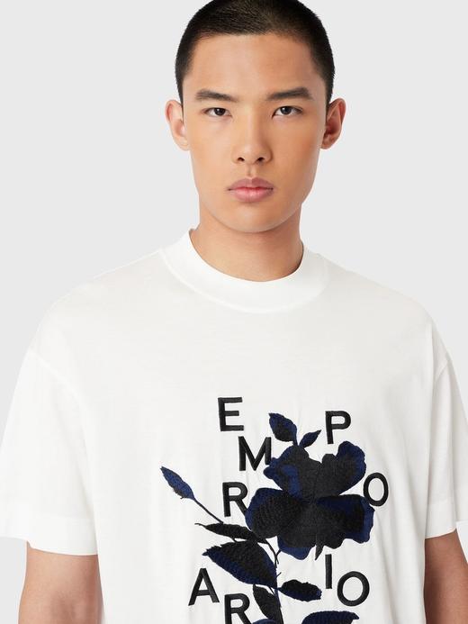 E ARMANI T恤衫男  3R1TBC1JUVZ-0101 .70%LYOCELL 30%COTTON 商品图3