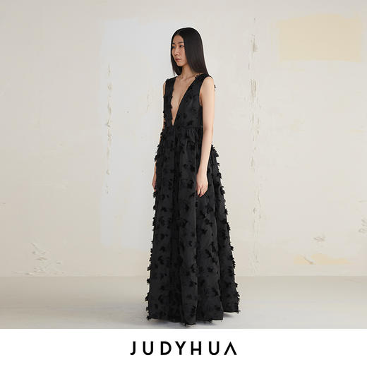 JUDYHUA 抽象蝴蝶礼服 商品图1