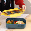 【日用百货】-INS塑料饭盒可微波炉便携午餐盒 商品缩略图2