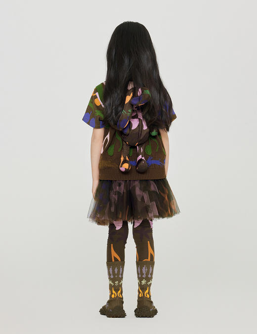 jnby  23年秋款  印花长款打底裤  1N8E12280 商品图6