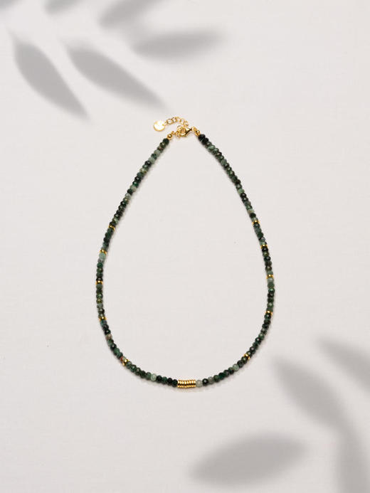 CAPSULE | mini Wild Necklace Chrysocolla [ 绿色硅孔雀石迷你原石项链  ] 商品图1