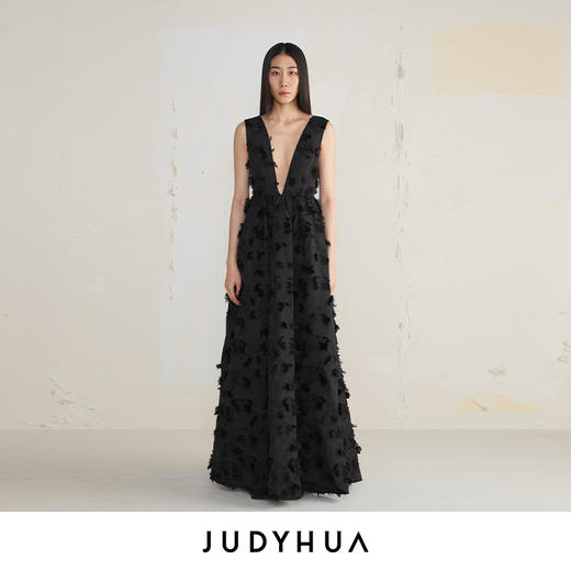 JUDYHUA 抽象蝴蝶礼服 商品图0