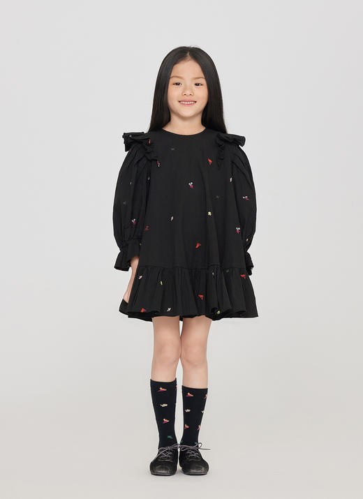 jnby   23年秋款  泡泡纱甜美长袖连衣裙  1N8G11780 商品图8