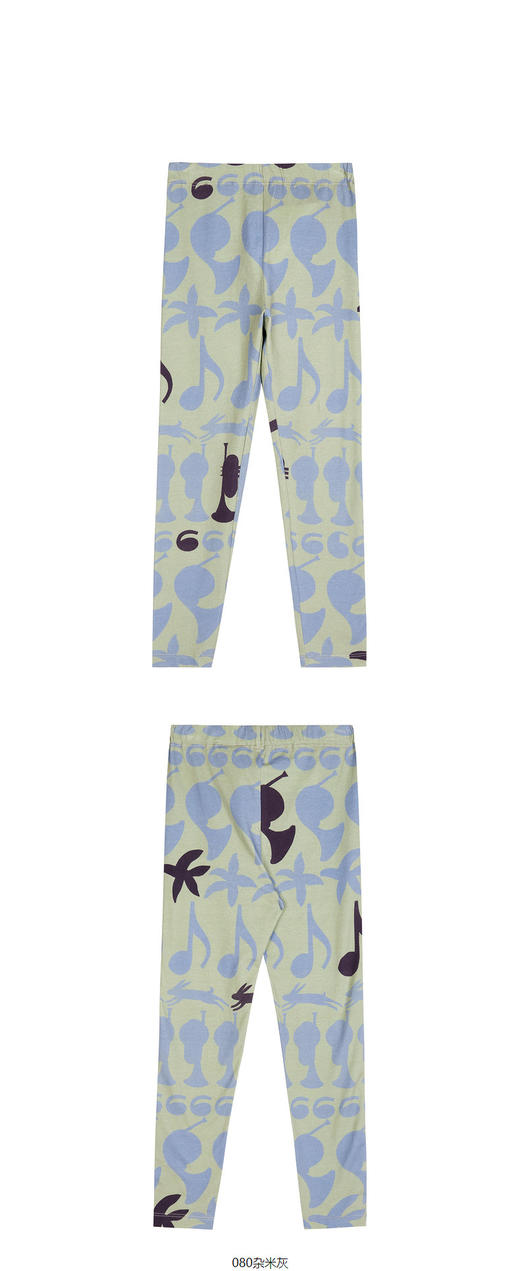 jnby  23年秋款  印花长款打底裤  1N8E12280 商品图8