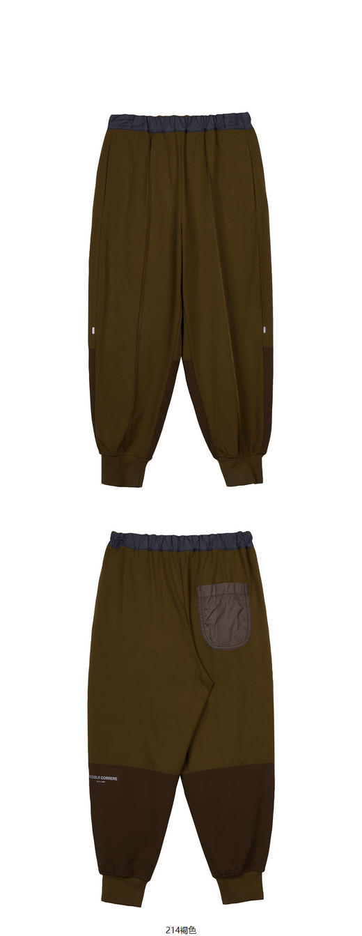 jnby  23年秋款 尼龙针织束脚长裤 1N8E10690 商品图9