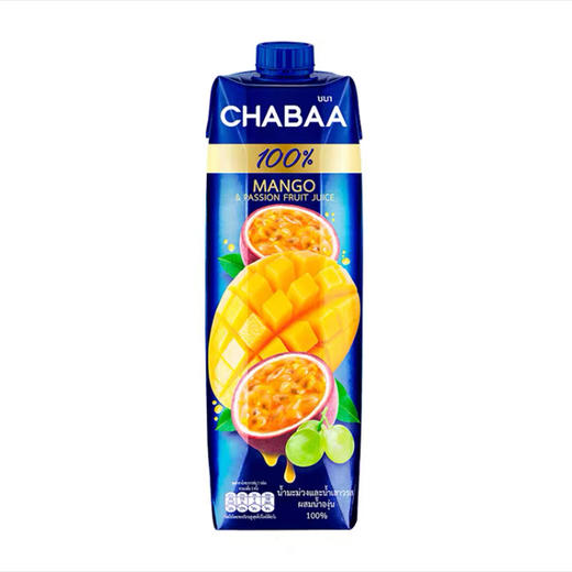 恰芭葡萄芒果百香果汁1L 商品图0