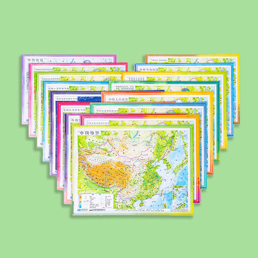 《地理立体认知系列·中国基础地图》（共15张） 商品图1