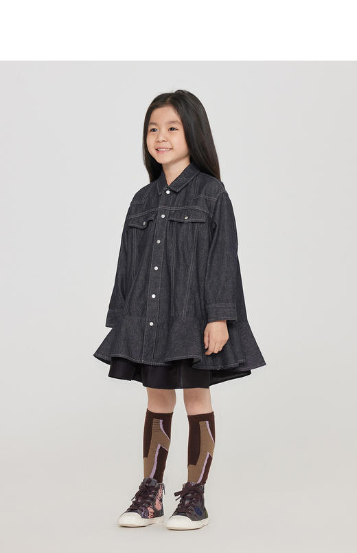 jnby  23年秋款  长袖翻领连衣裙  1N8G12000 商品图5