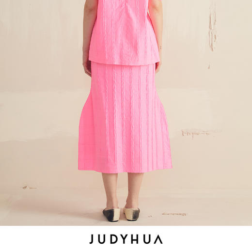 JUDYHUA 弧形设计直筒半裙 商品图2