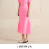 JUDYHUA 弧形设计直筒半裙 商品缩略图1