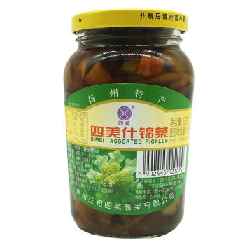 三和四美酱菜 喝粥下饭咸菜 什锦菜 375g 扬州特产 中华老字号 商品图5