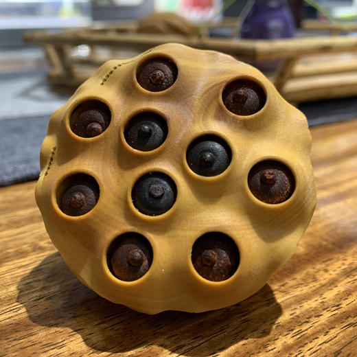 6.0cm黄杨木莲蓬 商品图0