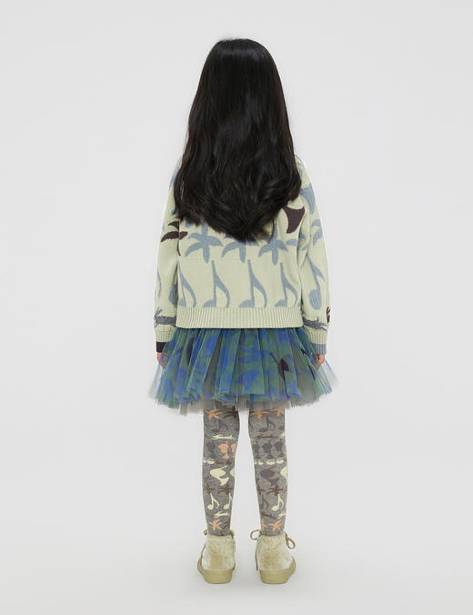 jnby  23年秋款  中腰网纱短款腰裙  1N8D11810 商品图5