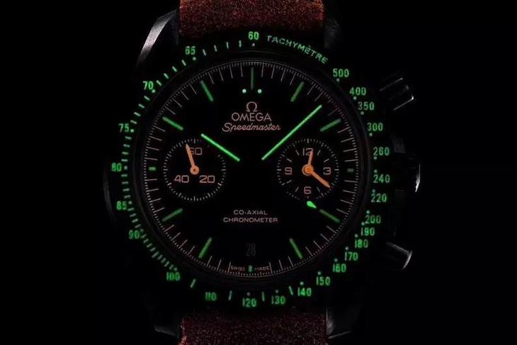 OM厂欧米茄超霸「月之暗面」陶瓷壳和正品对比评测