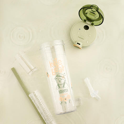 teenieweenie缤纷果茶杯大容量吸管杯花果茶杯随行杯夏季运动水壶 商品图4
