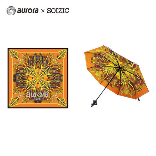 梦空间·真丝大方巾和艺术晴雨伞套装 商品图4