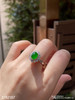 3192107，老坑高冰艳绿蛋面戒指。具体价格微信咨询 商品缩略图4