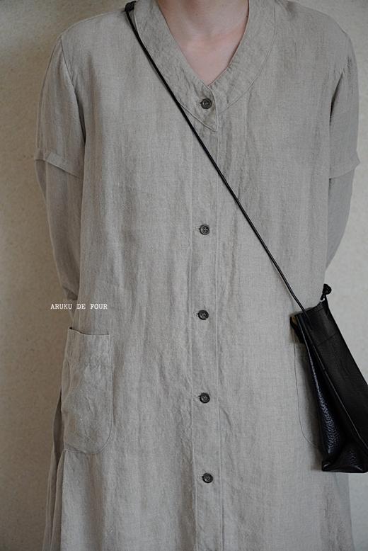 AU GARCONS亚麻连衣裙 商品图4