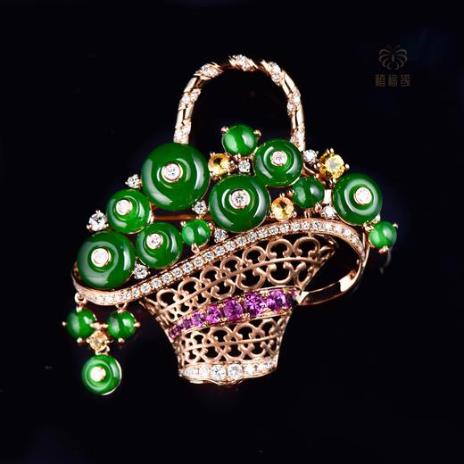 【财源滚滚】花篮胸针    XZ12305088W 商品图1