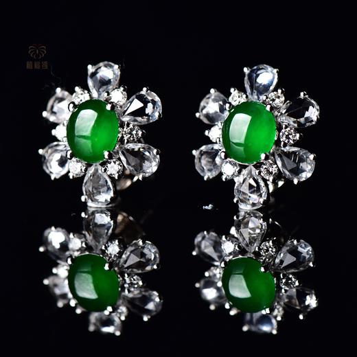 【绽放】】满绿小花耳钉    EZ12306033 商品图2