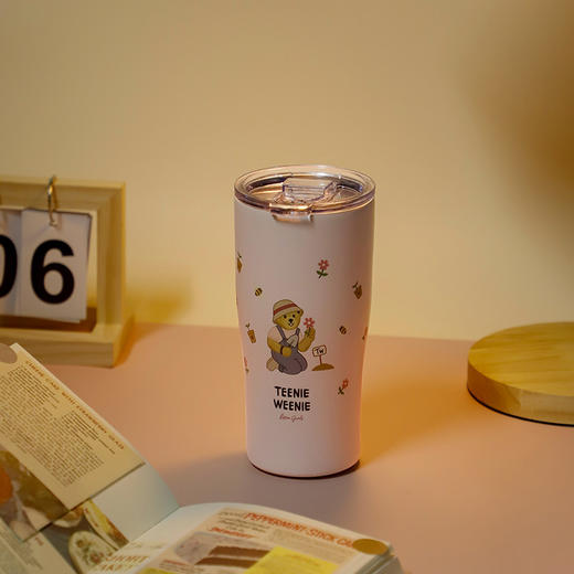 TeenieWeenie超元气拿铁保温杯咖啡杯高颜值不锈钢新款冰霸大容量吸管保温杯 商品图5