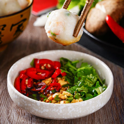 【超好吃！鲜海虾丸】口感美味，虾滑丸串串香火锅肉丸子，让您轻松享受美食盛宴！豆捞火锅食材关东煮食材速冻鲜美海虾丸，虾滑丸，串串香，火锅肉丸子，豆捞火锅食材，关东煮食材健康 商品图2