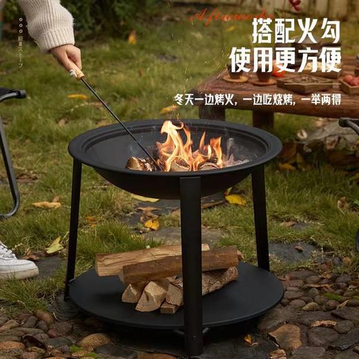 桌子围炉煮茶一整套圆形一体碳烤炉无烟室内网红可折叠家用 商品图9