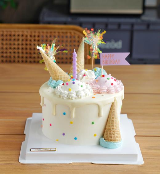 雪糕筒冰淇淋造型蛋糕B款 商品图0