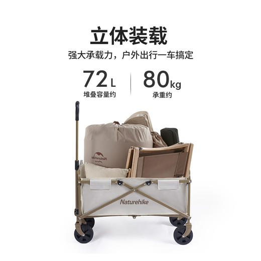 挪客（Naturehike）户外露营车营地折叠手推车摆摊野营TC06 Mini户外推车 商品图1