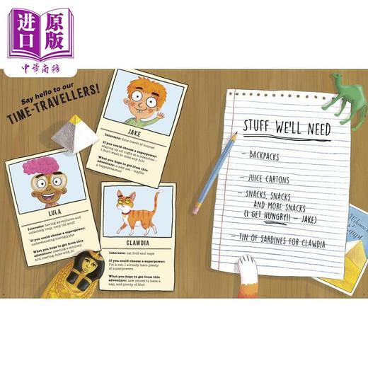 【中商原版】Time Travel Sleepover Ancient Egypt 旅行过夜时间 古埃及 儿童绘本 人文历史知识图画书 英文原版 进口图书 商品图2