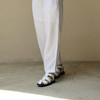 绽放081朵/白色包头凉鞋厚底沙滩罗马鞋平底单鞋 商品缩略图1
