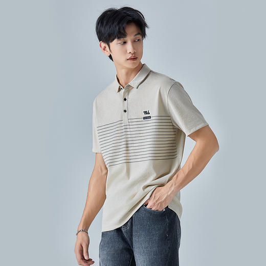 HX 夏季翻领短袖T恤S102320936101POLO杉 商品图1