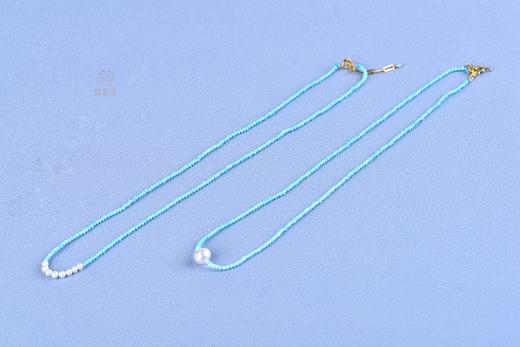 【晴空】蓝松双层项链  ZX230711003 商品图5