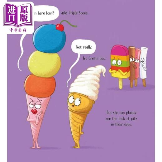 【中商原版】Tom Knight：When Ice Cream Had A Meltdown 当冰淇淋绝望时 儿童绘本 情绪管理故事图画书 英文原版 进口图书 商品图2