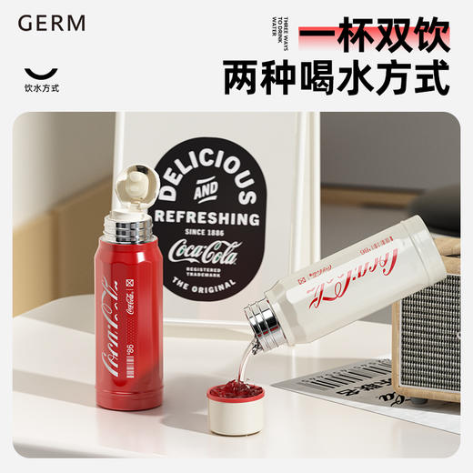 GE-CK23AW-B45系列 可口可乐联名款多立克保温杯 商品图4