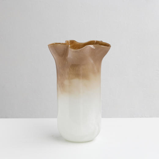 北欧轻奢创意渐变手工波浪口花瓶餐桌电视柜家居软装装饰白菜花瓶 商品图9