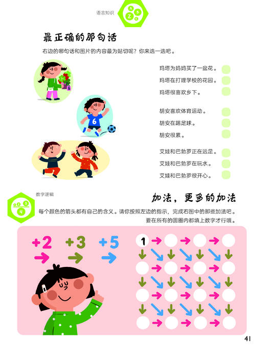 4~7岁全脑开发游戏书（全4册）【观察力、推理力、空间感、语言知识、记忆力、数据逻辑、形象思维、创造力】 商品图7