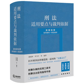 刑法适用要点与裁判依据（类案检索：指导案例＋典型案例）  郝银钟 罗书平等编著